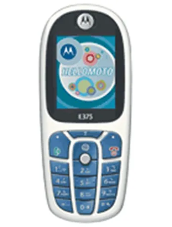 motorola e375 - Specifications