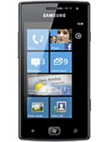samsung omnia w i8350 - Specifications