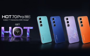 Infinix Hot 70 Pro's India launch timeframe announced, color options revealed