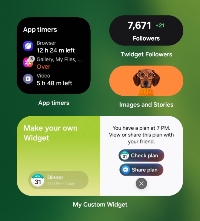 Samsung's One UI 9.5 might use AI to let you design custom widgets, leak shows